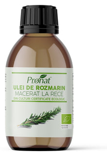 Ulei bio de rozmarin macerat la rece, 100ml Pronat