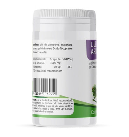 Ulei de Armurariu, 60 capsule Medicura