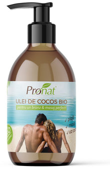 Ulei de cocos bio extravirgin pentru uz cosmetic, 250ml Pronat