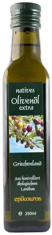 Ulei de masline extravirgin, bio, 250ml Epikouros