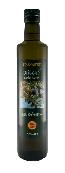 Ulei de masline extravirgin bio din Kalamata, 500ml Epikouros
