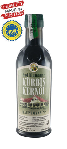 Ulei din seminte prajite de dovleac, 250ml Hauptmann