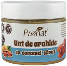 Unt de arahide Nuts Energy cu caramel sarat, 300g Pronat