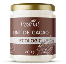 Unt de cacao bio, 200g Pronat