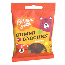 Ursuleti din fructe, fara zahar, 50g Birkengold