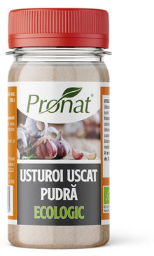 Usturoi bio uscat pudra, 60g Pronat
