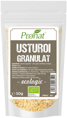 Usturoi uscat granulat fin bio, 50g Pronat