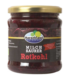 Varza rosie bio fermentata, 350 g Marschland Naturkost