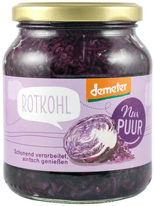 Varza rosie bio si demeter, 350g Nur Puur