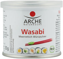 Wasabi bio, pulbere din radacina de hrean 25g Arche
