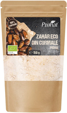 Zahar bio din curmale, 150g Pronat