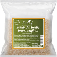 Zahar brun din trestie nerafinat, raw, 500g Pronat