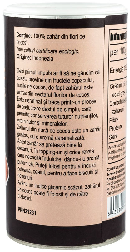 Zahar de cocos bio 270g Pronat