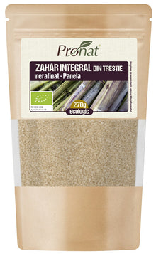 Zahar Panela bio din trestie nerafinat, 270g Pronat