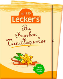 Zahar vanilat Bourbon, bio, 2x8 g Lecker's